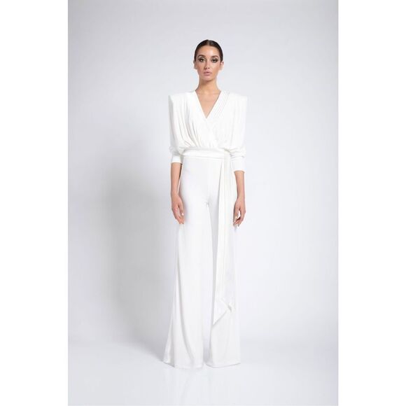 NWT Zhivago Weld Jumpsuit in White Size 8 $600 - Picture 1 of 11